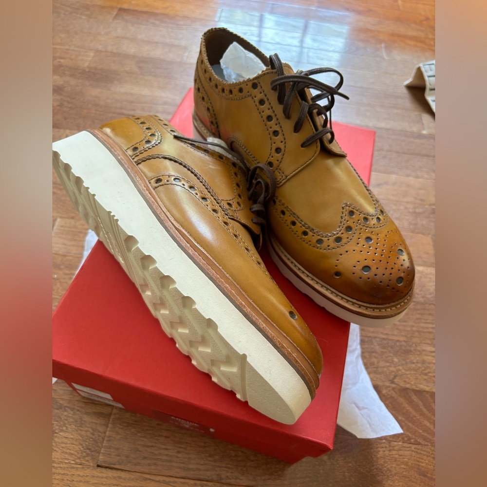 New.  Grenson - Archie Tan. Size UK 9 or US 10 - Picture 6 of 7